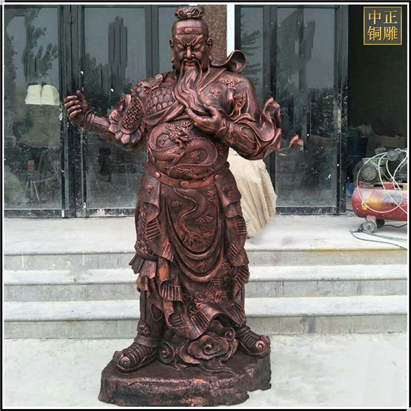 關(guān)公站像雕塑